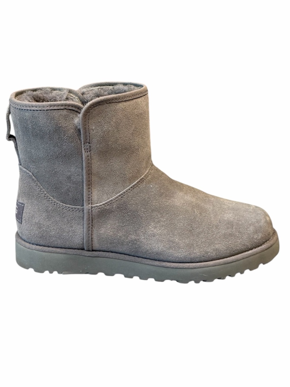 Ugg Cory II ankle boot Gray Suede Winter Boots Suede Cozy Sherpa Lined Boot 6